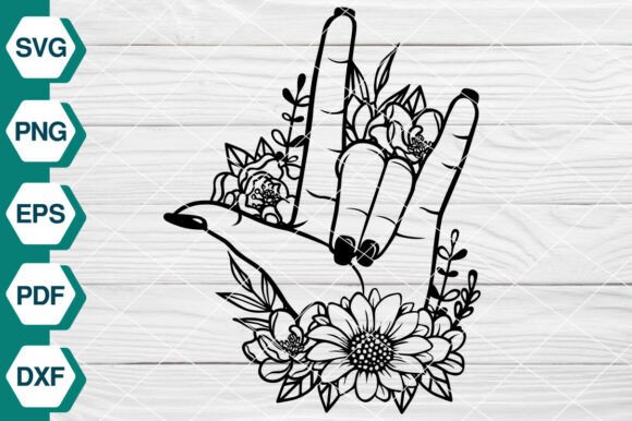 Floral Hand Graphics for Creative Sellers