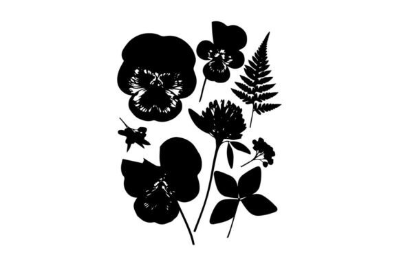 Floral Silhouettes for Crafters
