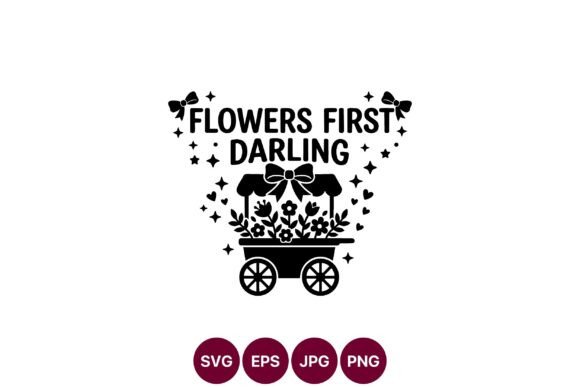 Flowers First Darling Floral Cart Bow